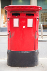 red letter box.