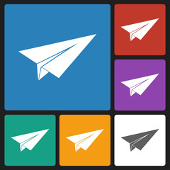 paper plane icon