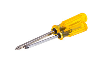 screwdriver tool isolated on white background