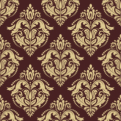 Floral Seamless Vector Pattern. Orient Abstract Background