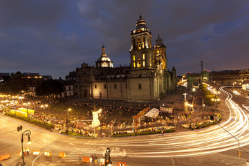 Fototapeta na wymiar Mexico city Cathedral