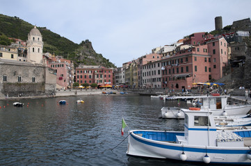 Fototapeta premium Port de Vernazza - Italie