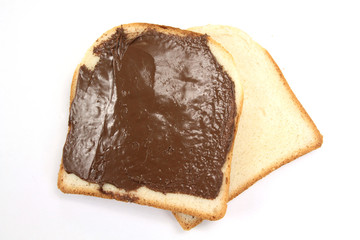 tartine au chocolat