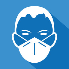 Logo masque de protection.