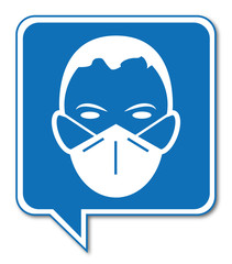 Logo masque de protection.