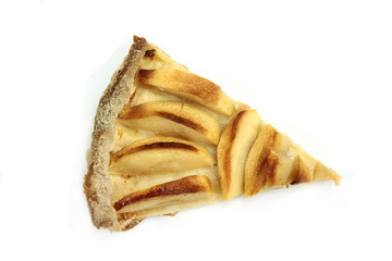 part de tarte aux pommes