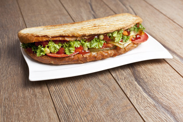 Sub ayvalik Sandwich Stock Image