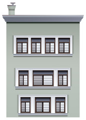 A multi-story building