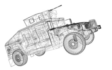 Fototapeta premium Military Vehicle