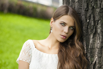 Young beautiful woman