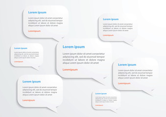 Infographics advertising banner
