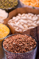 Composition of glasses with cereals