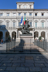 View of Turin town square