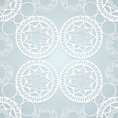 Abstract seamless background with lace motif