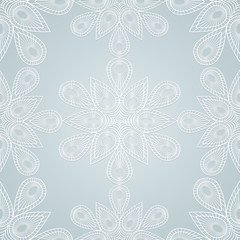 Abstract seamless background with lace motif