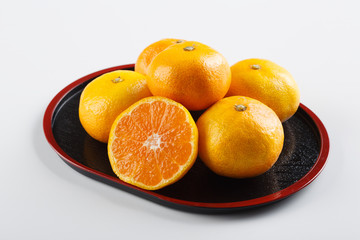 みかん（白バック）