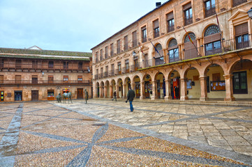 Naklejka premium Plaza Mayor de Villanueva de los Infantes, Ciudad Real