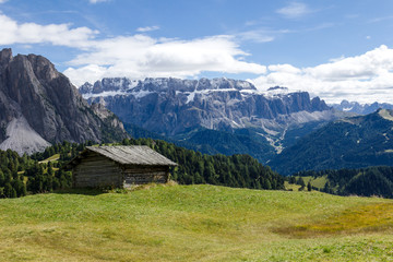 Fototapeta na wymiar Geislergruppe Dolomiten