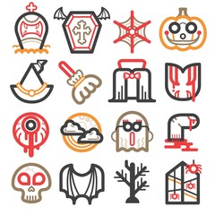 Halloween icon Colour