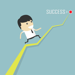 businessman to success