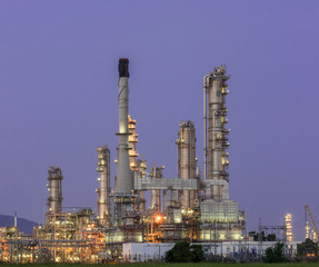Fototapeta na wymiar petrochemical industrial plant power station