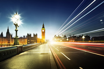 Fototapeta na wymiar Big Ben from Westminster Bridge, London