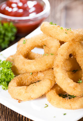 Portion of Onion Rings