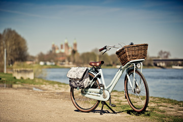 Bicycle at the Rhine