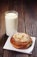Milk and bun