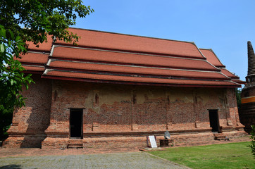 Fototapeta na wymiar Ruins and temple of Ayutthaya Historical Park Thailand