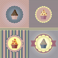 Set of holiday cards