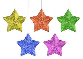 Christmas stars set