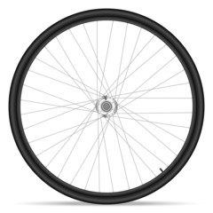 Fototapeta na wymiar bike wheel