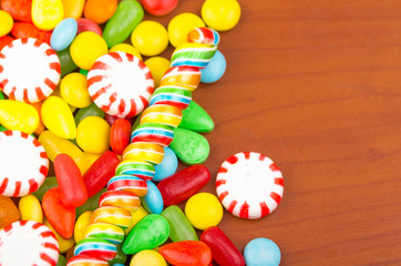 Fototapeta na wymiar sweets candy caramel colorful texture