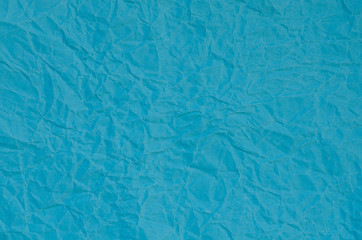 blue crumpled paper