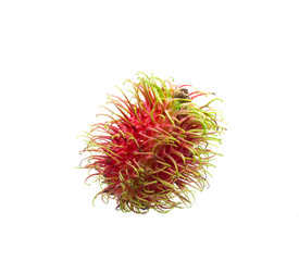 rambutan isolated on white background