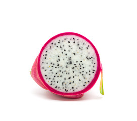 Dragon fruit on a white background