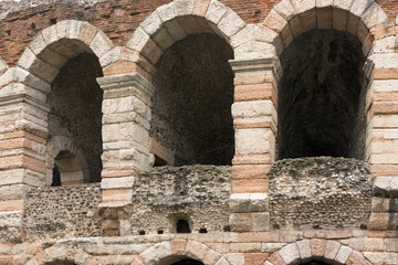 Obraz premium Arena detail in Verona, Italy