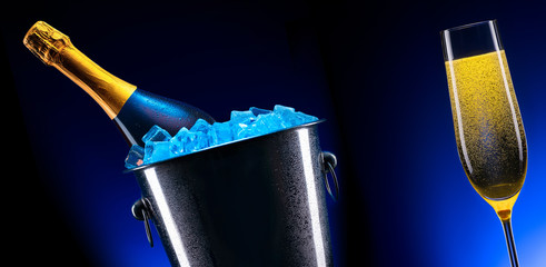 luxury champagne background © boule1301