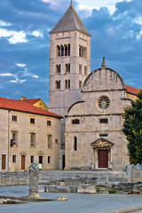 Fototapeta na wymiar Town of Zadar historic church