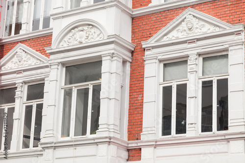 "Altbau - Haus mit Backsteinfassade" Stockfotos und lizenzfreie Bilder