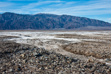 Rocky Salt Flats in Death Valley
