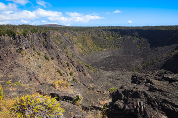 Inactive Pit Crater in Hawaii