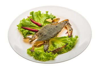Raw crab