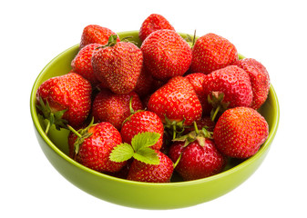 Strawberry in the bowl