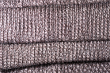 the knitted fabric