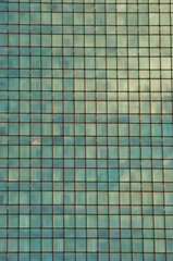Reflex of the sky on modern building