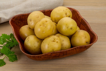 Raw potatoes