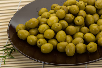 Green olives