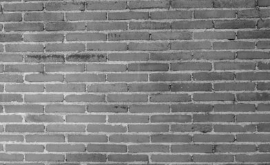 Black and white Background of brick wall texture